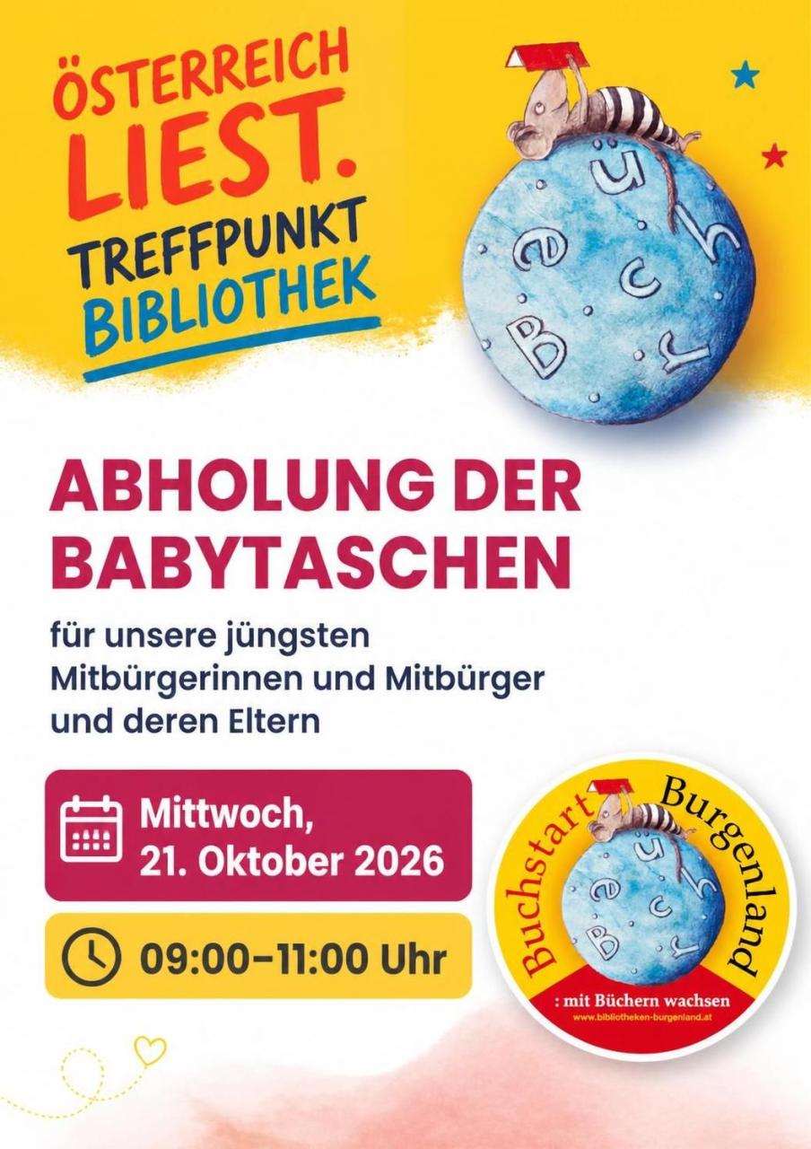 Plakat Veranstaltung Buchstart 