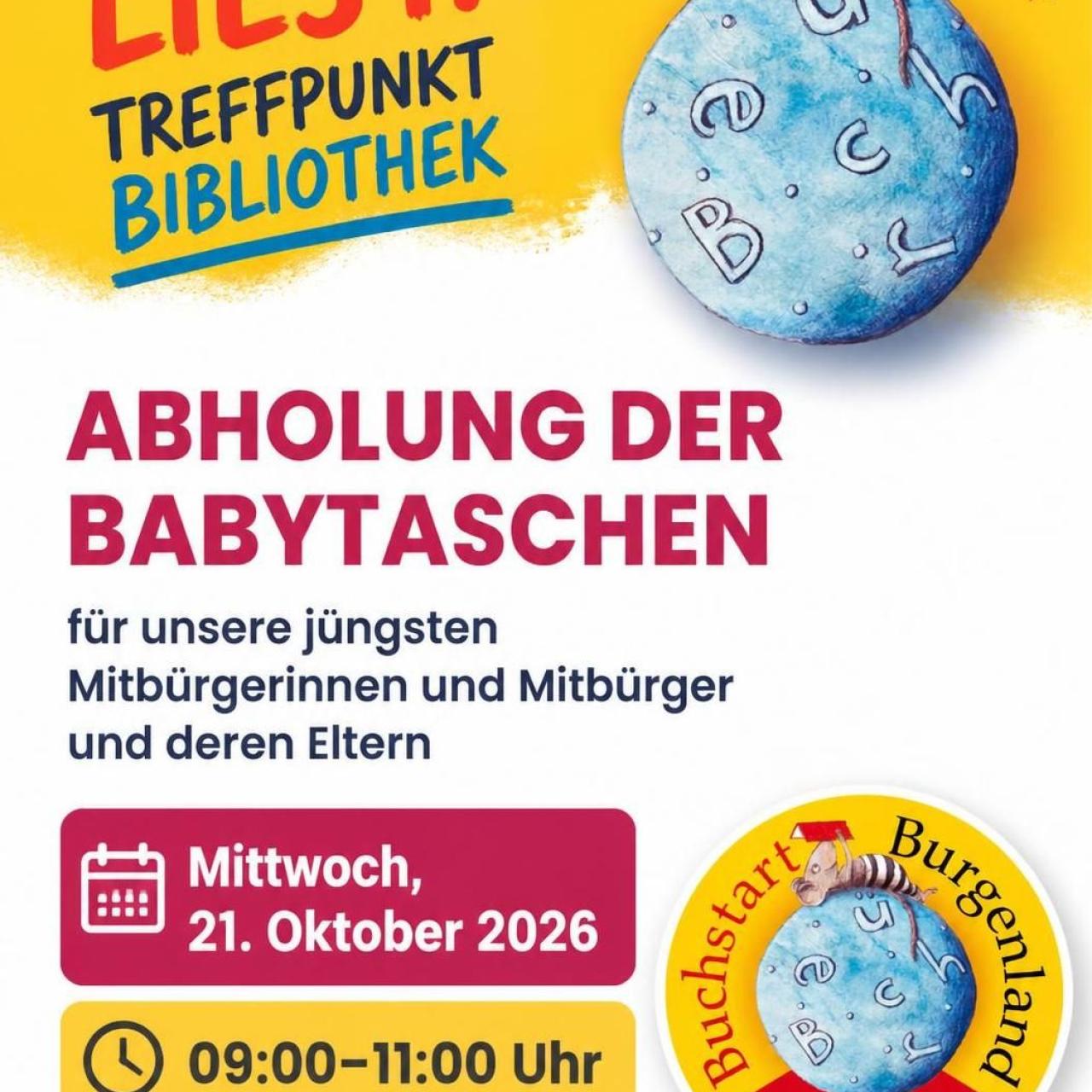 Plakat Veranstaltung Buchstart 
